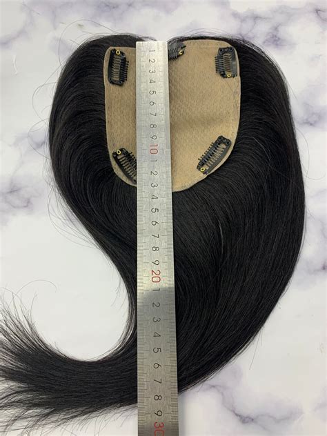 1213cm Silk Based Human Hair Topper For Thinning Hair Hair Etsy