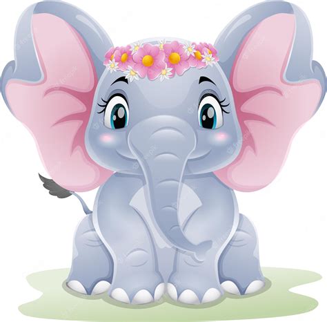 Cute Animated Baby Elephants