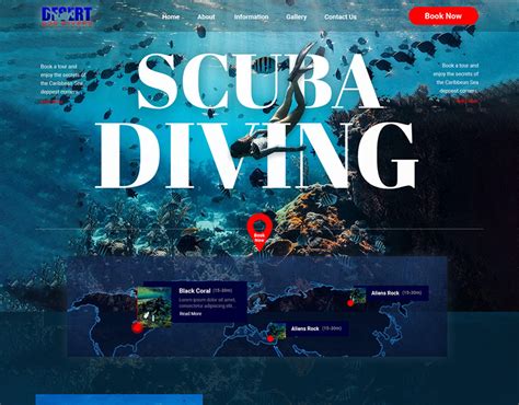 Scuba Diving On Behance