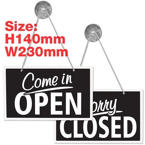 Come In Open Sorry Closed 3mm Rigid 140mm X 230mm Sign Shop Etsy