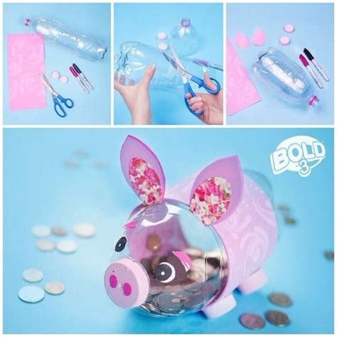 Loving This Sweet Little Tip Make Your Own Piggy Bank Out Of A Soda