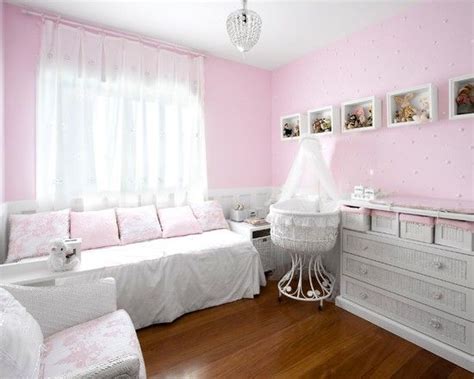 Pink paint colors for bedrooms 1 first light by benjamin moore. Bedroom Design, Traditional Baby Girl Bedroom With Light ...