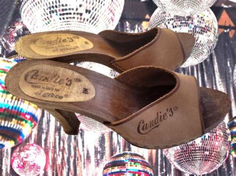 Vintage Candies El Greco Platform Heels Sandals 8 Ita Gem
