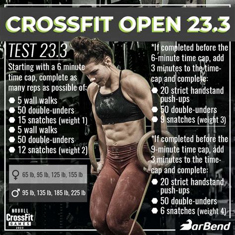 2023 Crossfit Open — Workout 233 Released Barbend