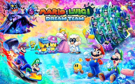 Mario And Luigi Dream Team 1440x900 By Baruch97 On Deviantart