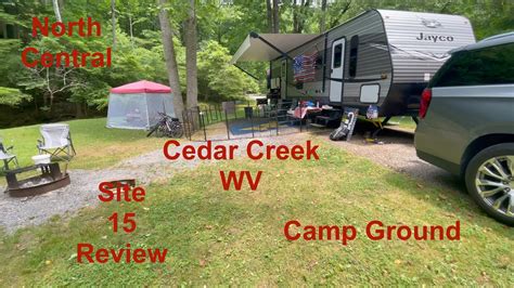 Cedar Creek Wv Campground Site 15 Review Youtube