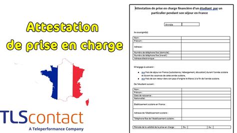 Attestation De Prise En Charge Financi Re Visa Tudiant France Youtube