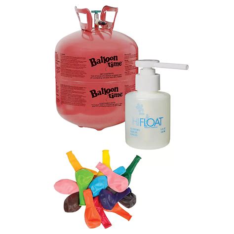 Large Helium Tank 149cu Ft Kit With Balloons And Hi Float Party City