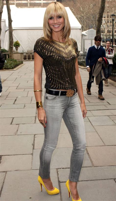 Heidi klum, 47, has been known as the body for many years, and her bod is looking seriously tight rn.the supermodel just shared a new video on instagram, and she is back in her element. News Trend: Heidi Klum jeans