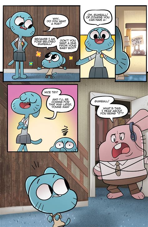 Read Online The Amazing World Of Gumball Comic Issue