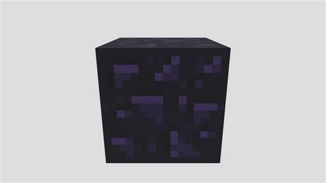 Minecraft Obsidian Download Free 3d Model By Timmyyom36 A001b63