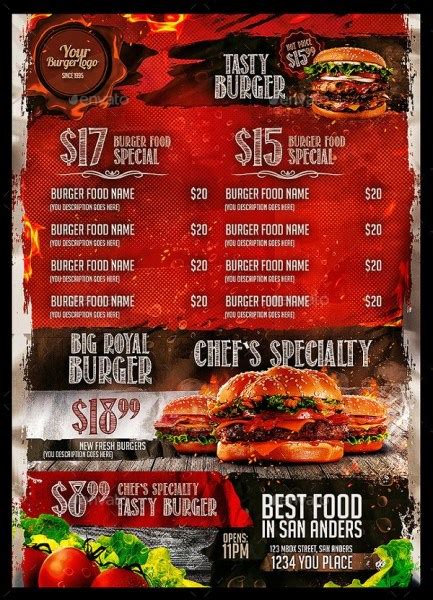 Burger Menu Templates 27 Free And Premium Download