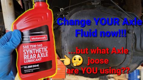 Ford Superduty Rear Axle Fluid Change Easy To Do At Home What