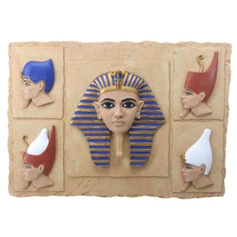 Egyptian Pharaoh Crown Plaque 85 Inches