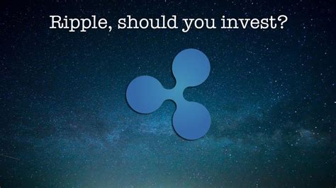 For someone looking to build a profitable crypto portfolio, there is every reason to invest in ripple now. Ripple (XRP) - what is it and should you invest? - YouTube