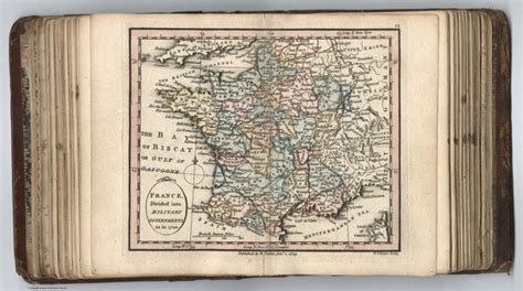 France Divided Into Military Governments As In 1700 David Rumsey