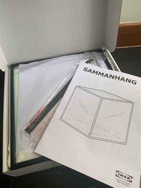 Ikea Sammanhang Glass Display Box Black Discontinued Suitable For 118