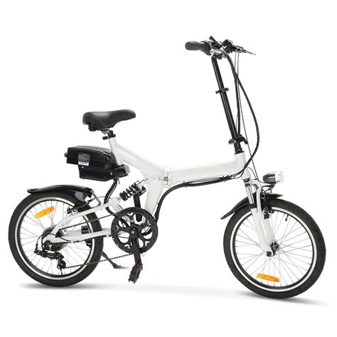The 20 Mph Folding Electric Bicycle Hammacher Schlemmer