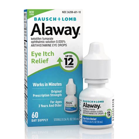 Alaway Antihistamine Eye Drops Ketotifen Fumarate Ophthalmic Solution