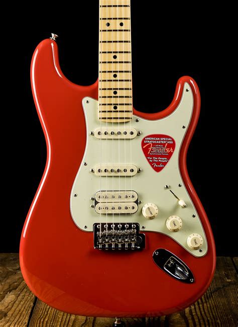 Fender American Special Stratocaster Hss Fiesta Red Free Reverb