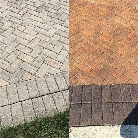 Staining Concrete Pavers Brick Paver Patio Concrete Patio Concrete