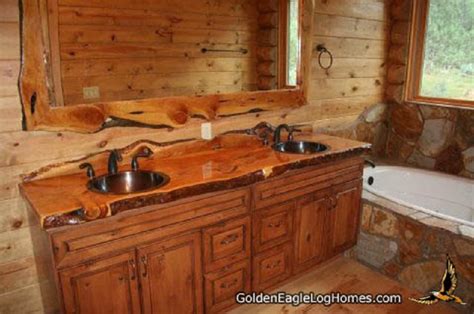 Choose from a wide selection of great styles and finishes. 8 COOL BATHROOMS for a LOG HOME « Country Living