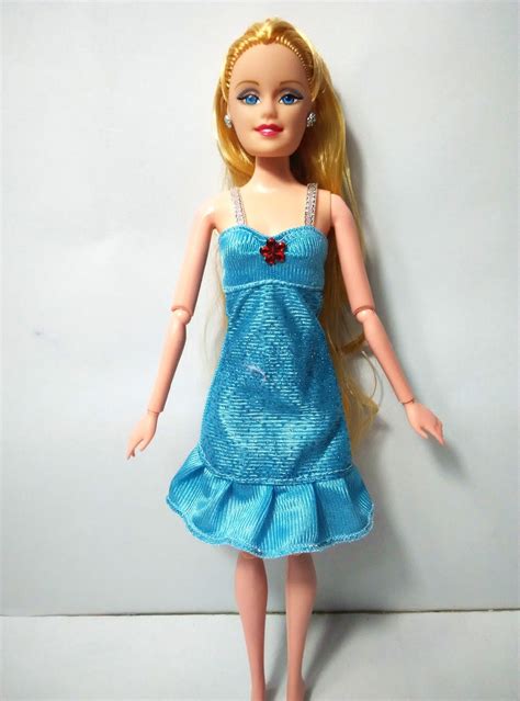 Episode 2017 Handmade For Barbie Dolls Clothes Blue Dress The Best