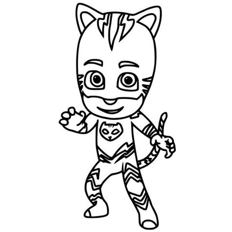 Pj Masks Catboy Coloring Page