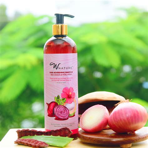 Wnature Hair Nourishing Shampoo With Red Onion And Vital Herbs 500ml