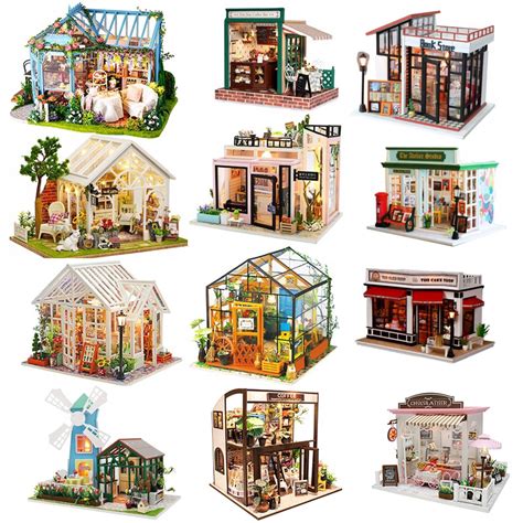 See more ideas about doll house, diy dollhouse, diy doll. Cutebee Diy Dollhouse Miniature Kit with Furniture ...