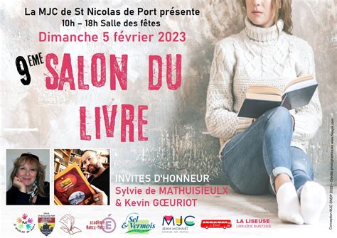 Affiche Salon Du Livre 2023 1 Mjc De Saint Nicolas De Port