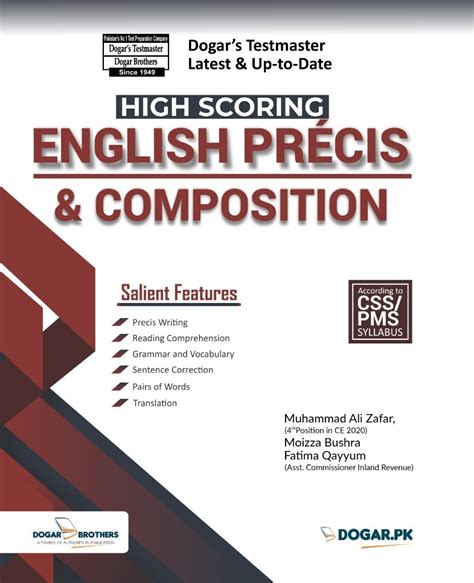 Css English Precis And Composition 2024 Dogar Brothers