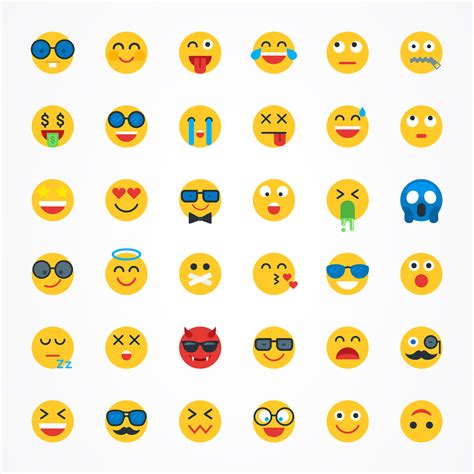 all type of emojis stickers emoticons flat vector illustration the best porn website