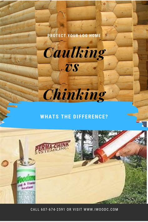 Cabins and cottages share many of the same characteristics; Caulking vs chinking. What's the difference? (With images ...