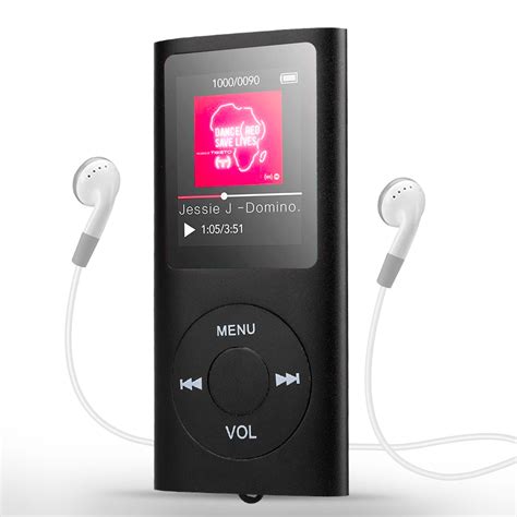 MP3 Player - 64GB Supported MP3 Player, Portable Lossless Sound MP3 Music Player with 40 Hours ...