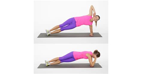 Side Elbow Plank Twist Ab Challenge Popsugar Fitness Photo 5