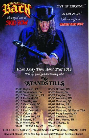Sebastian Bach Announces North American Tour With The Standstills