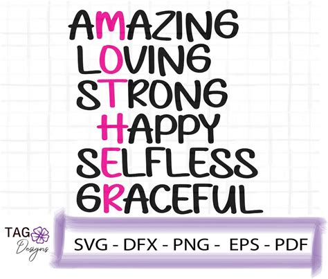 Amazing Mother Svg Png Amazing Mom Svg Mother Svg Etsy