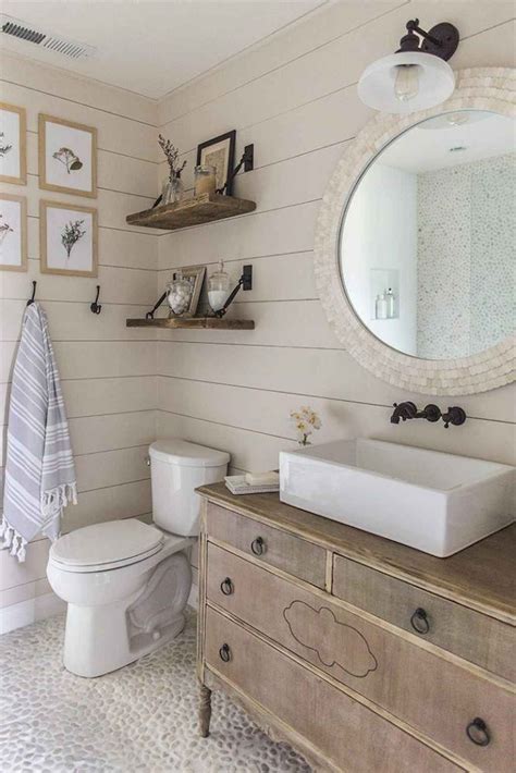 Perfect Rustic Farmhouse Bathroom Design Ideas 15 Sweetyhomee