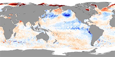 Pacific Sea Surface Temperature Image Of The Day