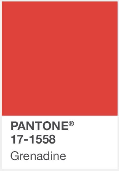Pantone Grenadine Colour Inspiration
