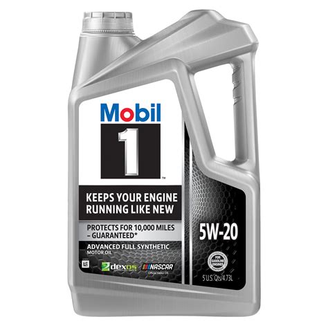 Mobil 1 Advanced Full Synthetic Motor Oil 5w 20 5 Quart