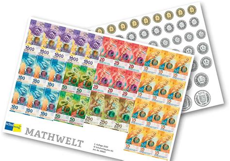 Dabei ist das spielen mit richtigen geld natürlich gefährlich, es kann verloren oder. Klassenset Spielgeld Schweizer Franken - Kanton Thurgau / BLDZ