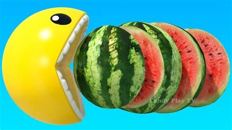Learn Names And Cutting 3d Fruits Andvegetables Learning Colors With 3d