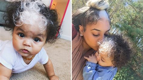 Baby Takes After Generations Of Women Born With Streak Of White Hair