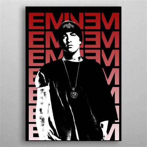 Eminem Poster By Printshop Displate Eminem Poster Art Posters