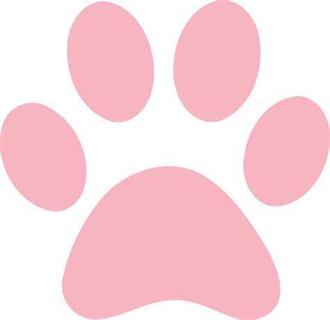Pink Paw Print Clip Art At Vector Clip Art Online Royalty