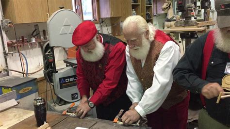 Santa Making Toys In His Workshop Youtube