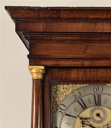Antiques Atlas Rare Walnut Longcase Clock By Lewis Of Wincanton