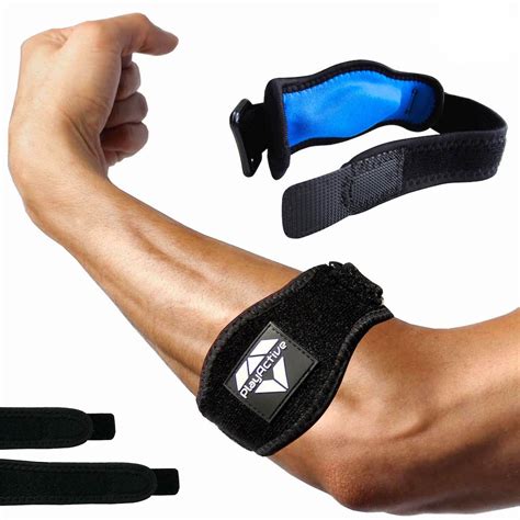 Buy Tennis Elbow Brace 22 Pack With Compression Pad By Playactive